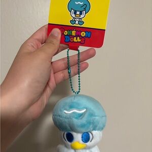 Pokemon Center Poke Doll Quaxly Quass Plush Keychain 4” Mini Stuffed Toy